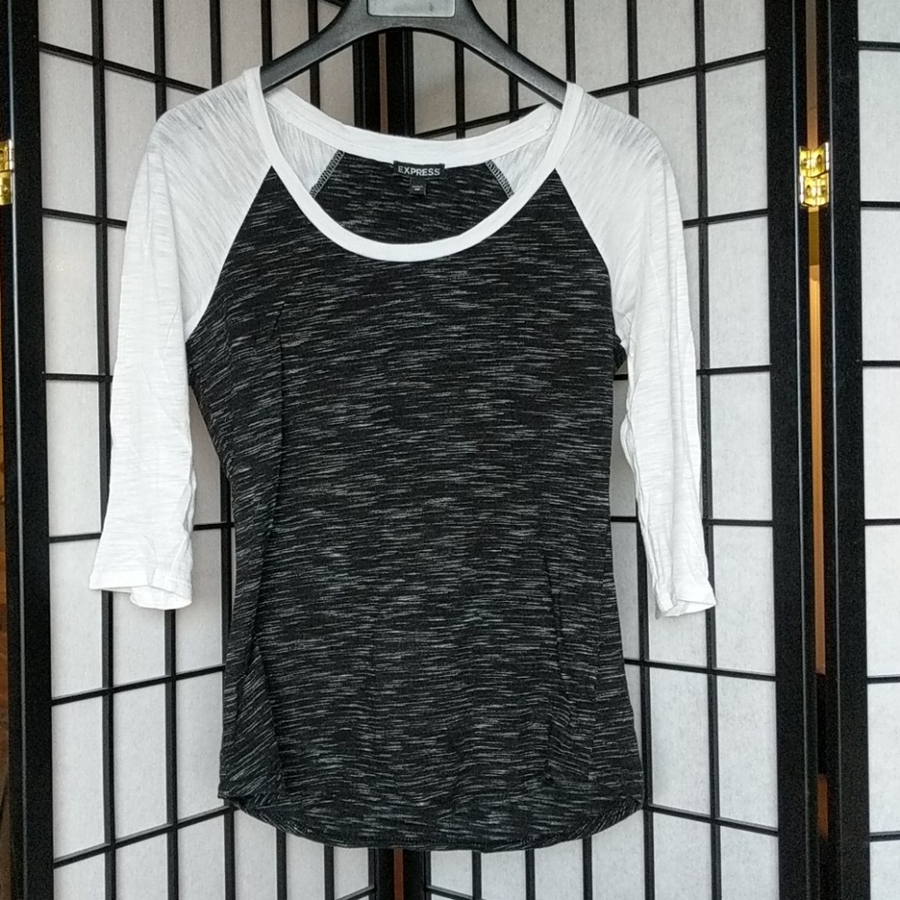 Express Baseball 3/4 Sleeve Tee